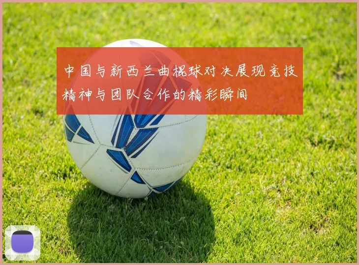 中国与新西兰曲棍球对决展现竞技精神与团队合作的精彩瞬间
